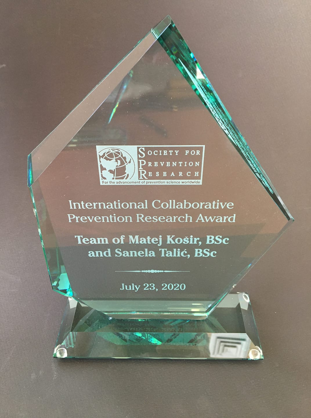 International Collaborative Prevention Research Award