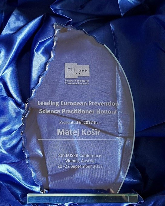 Leading European Prevention Science Practitioner Honour